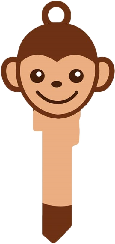 3D Monkey Key